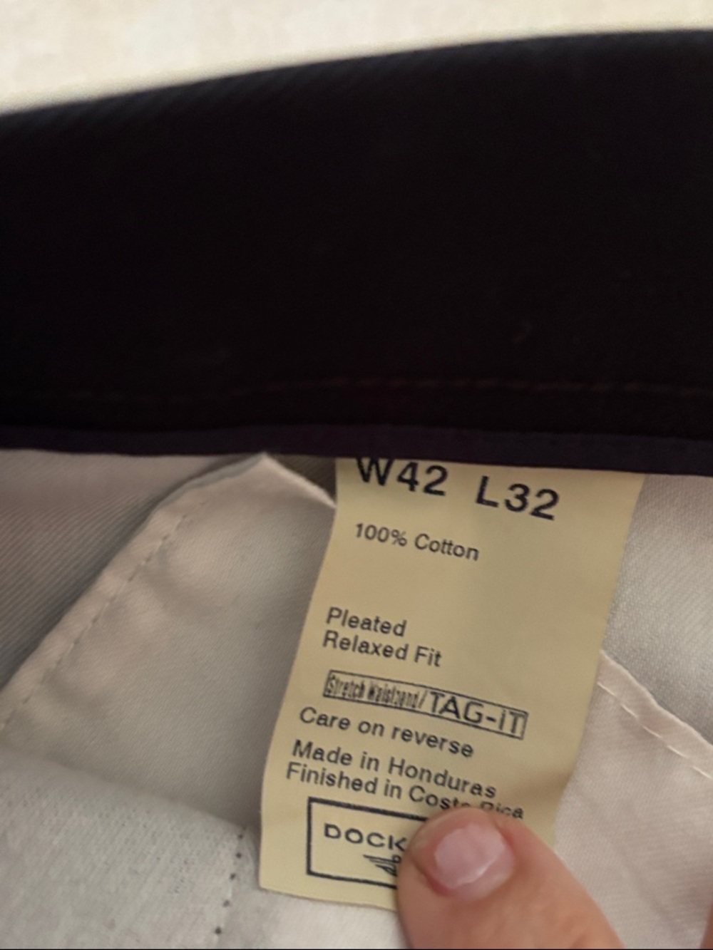 Dockers Men's black Dress Pants - Picture 5 of 10